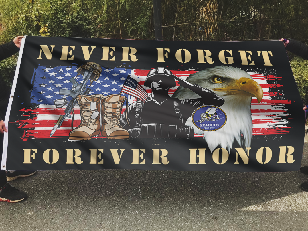 Never Forget Forever Honor Flag