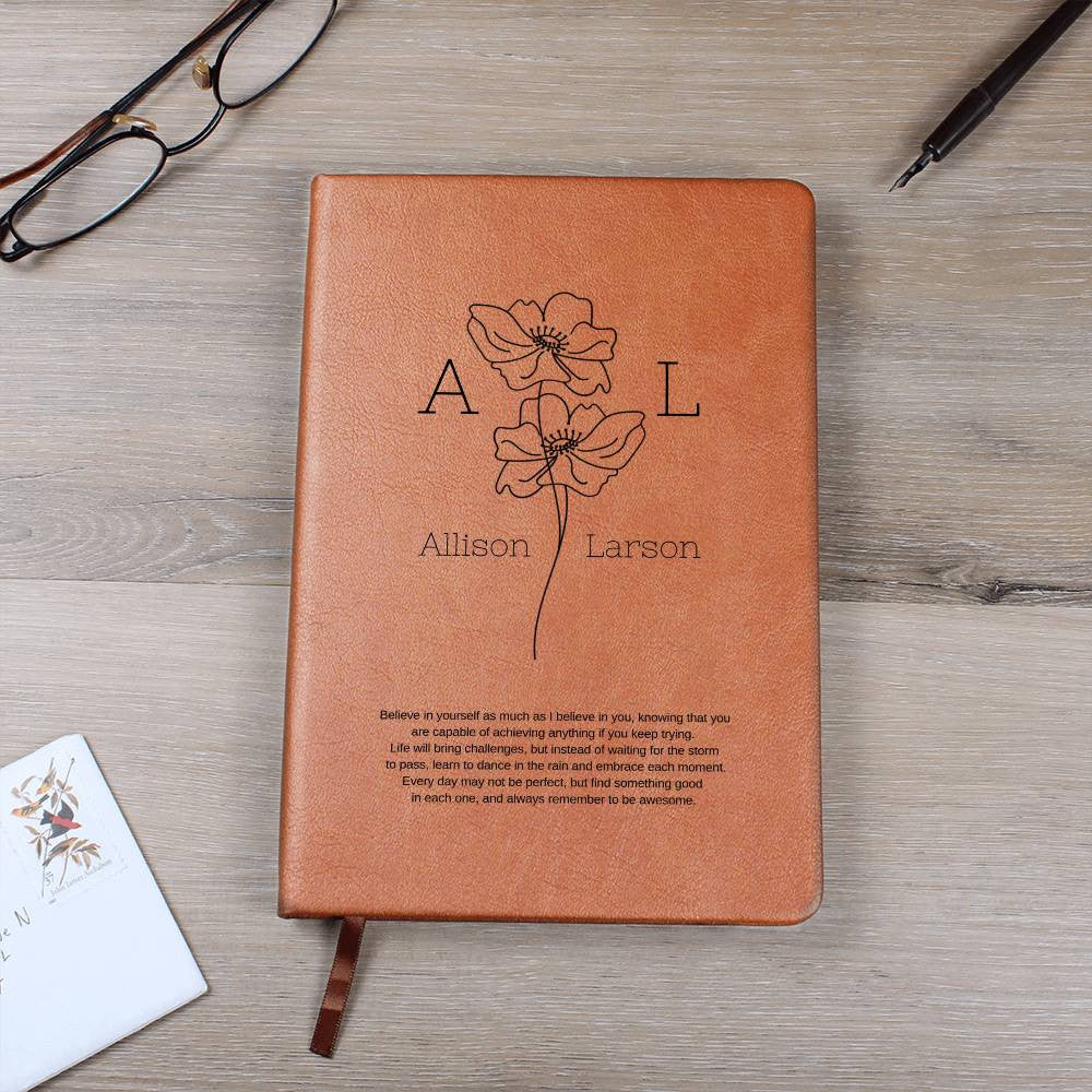 Personalized Leather Journal | Graduation Gift