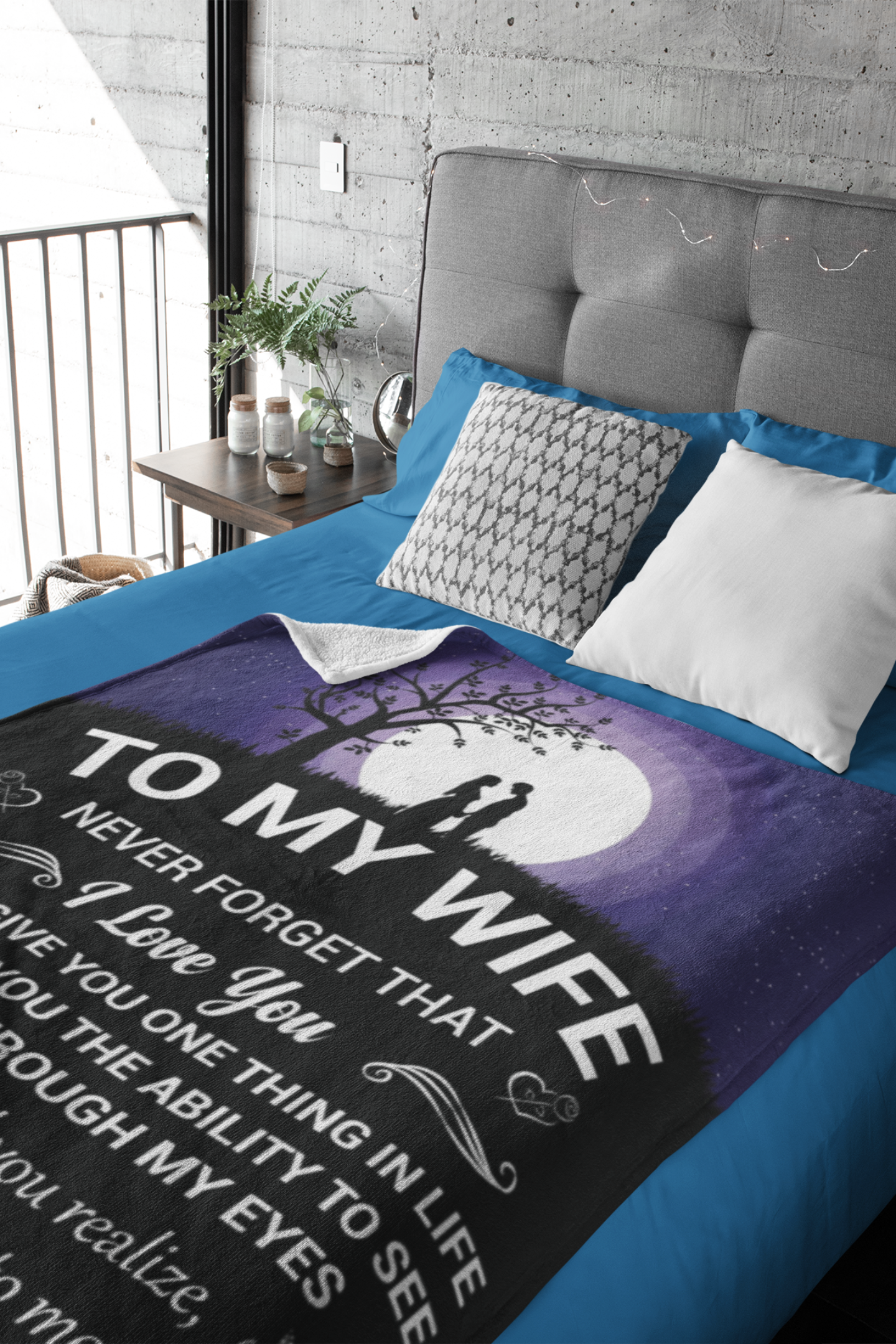 To My Wife | Never Forget | Blanket