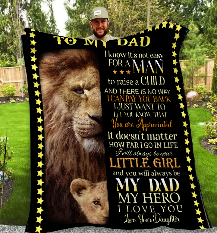 To My Dad - You Are Appreciated Premium Mink Sherpa Blanket
