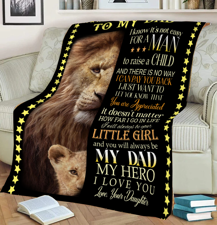 To My Dad - You Are Appreciated Premium Mink Sherpa Blanket