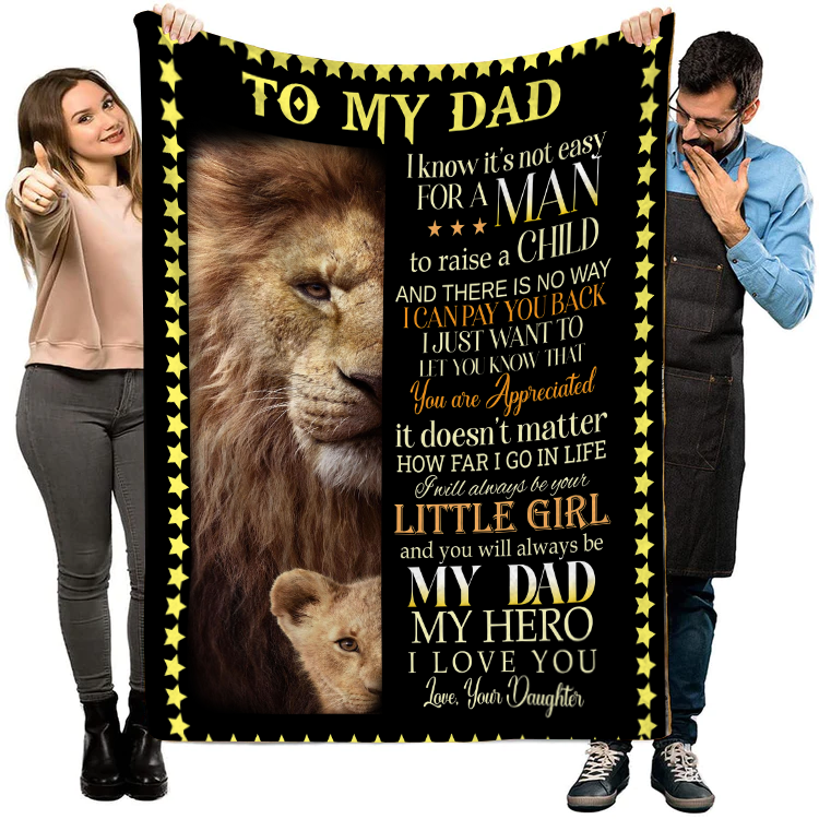 To My Dad - You Are Appreciated Premium Mink Sherpa Blanket