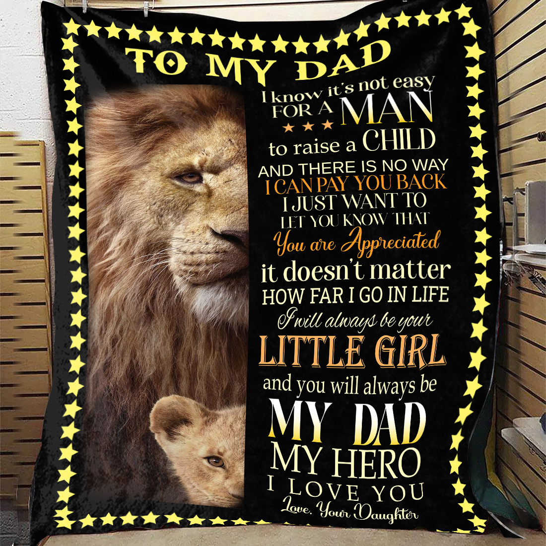 To My Dad - You Are Appreciated Premium Mink Sherpa Blanket