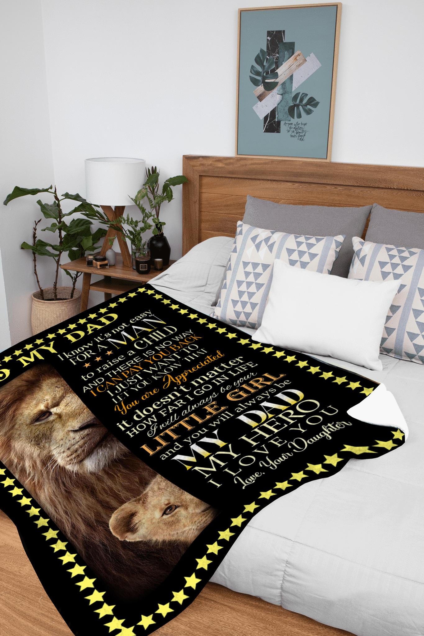 To My Dad - You Are Appreciated Premium Mink Sherpa Blanket
