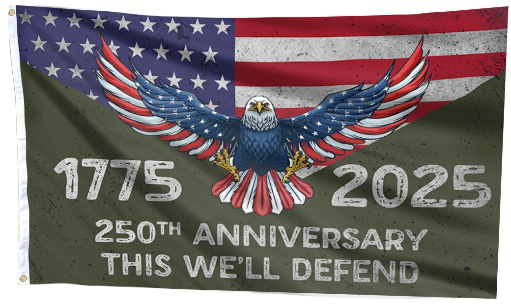 Army 250th Anniversary Flag