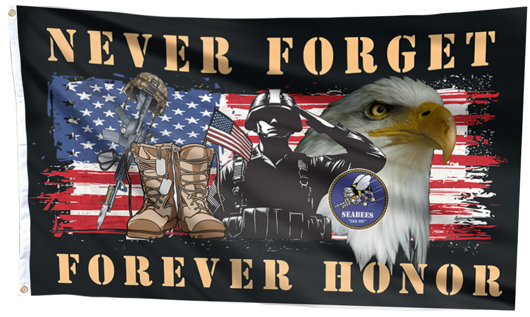 Never Forget Forever Honor Flag