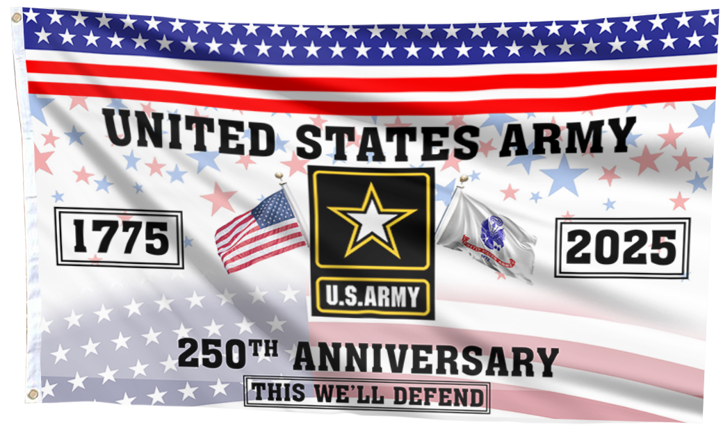 Army 250th Anniversary Flag