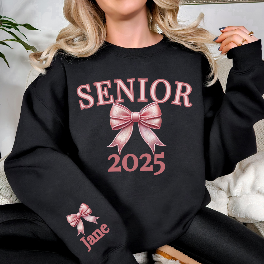 Senior Bow Sweatshirt | Graduation Gift
