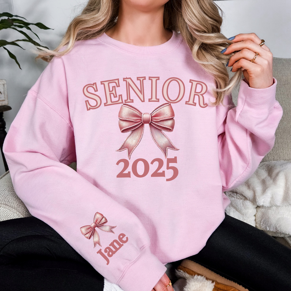 Senior Bow Sweatshirt | Graduation Gift