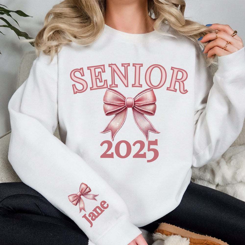 Senior Bow Sweatshirt | Graduation Gift