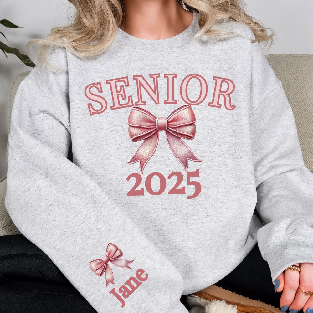 Senior Bow Sweatshirt | Graduation Gift