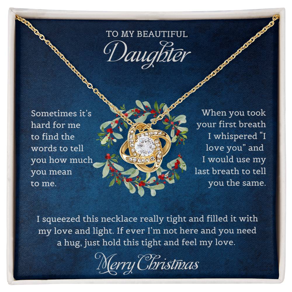 To My Beautiful Daughter | I Love You | Merry Christmas