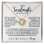 To My Soulmate - Love Knot Necklace | Gift For Wife/Soulmate/girlfriend