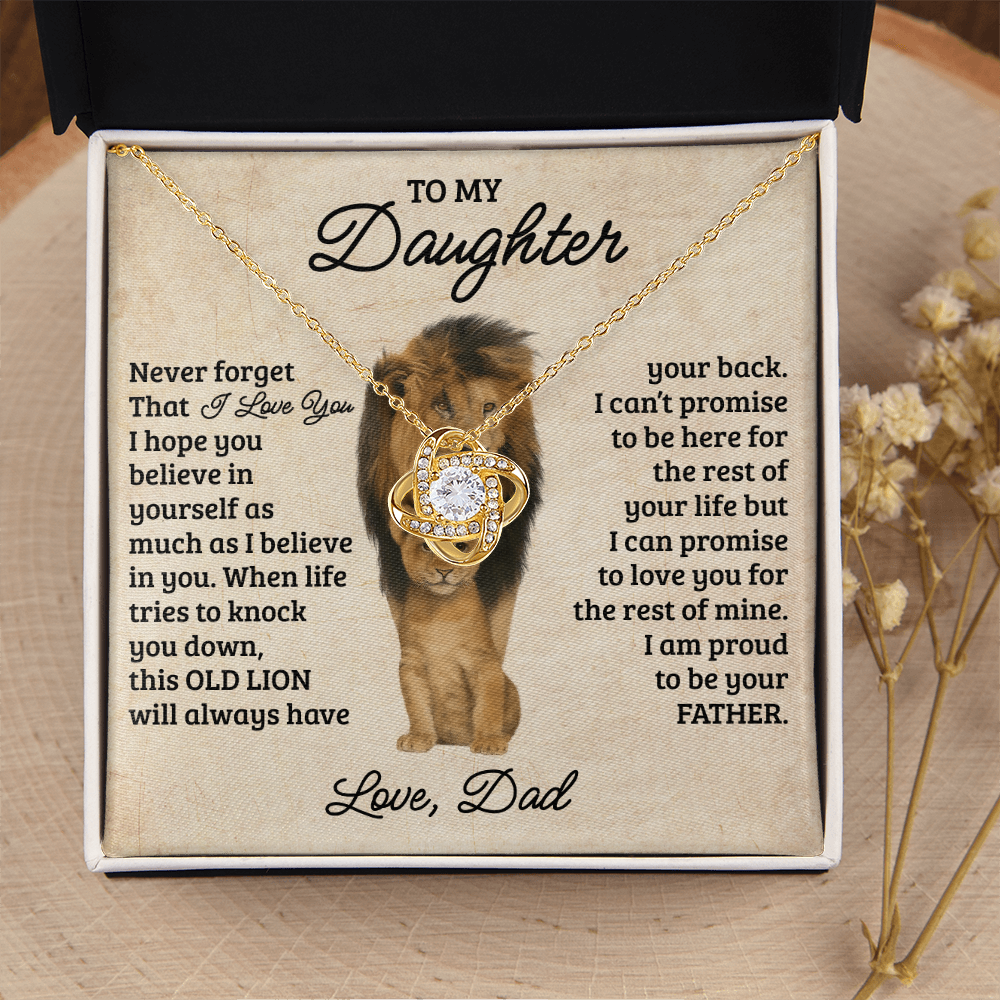 To My Daughter – Always in My Heart Necklace Gift