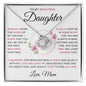 Love Knot Necklace - To my Beautiful Daughter - PK