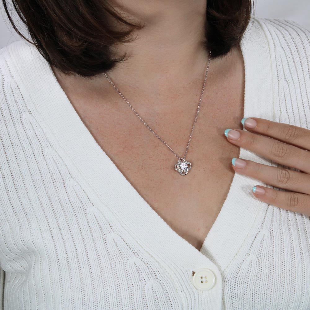 Apology Gift For Her | No Excuses, I'm Sorry | Love knot Necklace