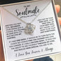 To My Soulmate - Love Knot Necklace | Gift For Wife/Soulmate/girlfriend