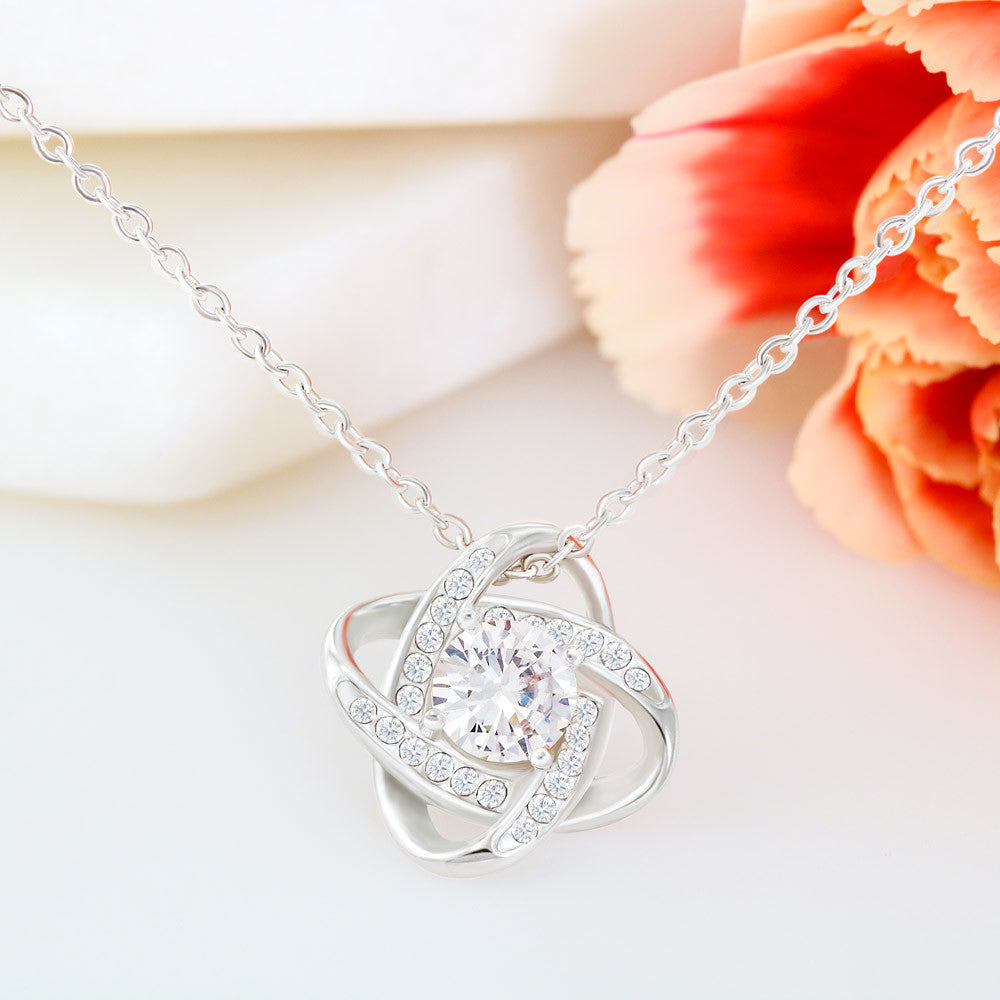 To My Daughter | Never Forget (Love Knot Necklace)