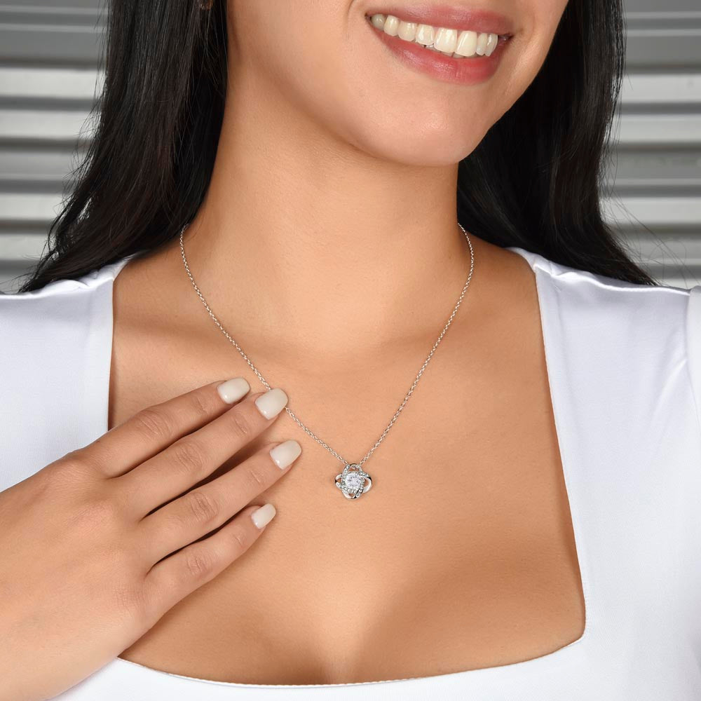 Apology Gift For Her - I'm Truly Sorry - Love knot Necklace