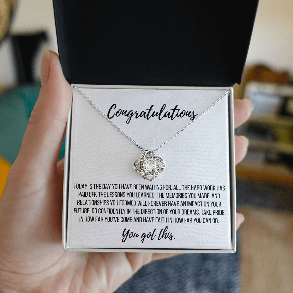 Graduation Gift - Love Knot Necklace