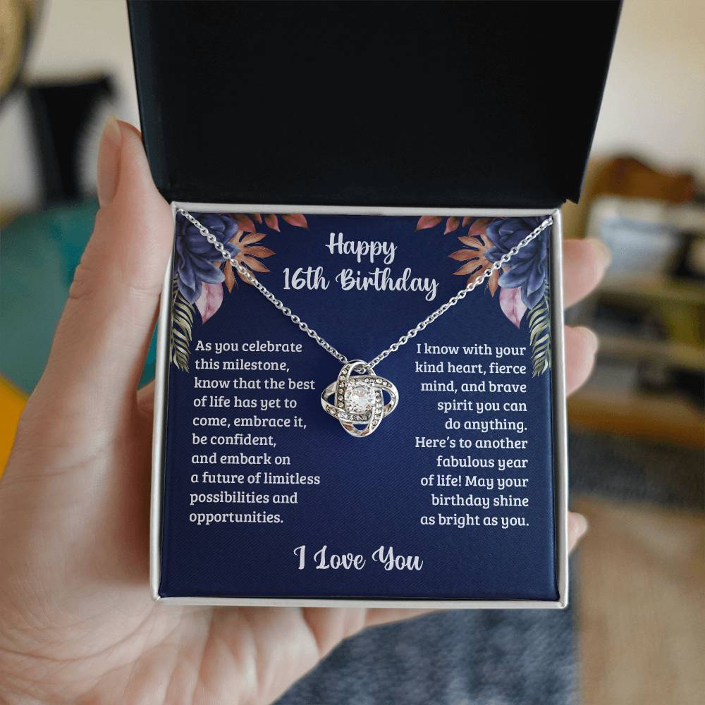 16Th Birthday Best of life Love Knot
