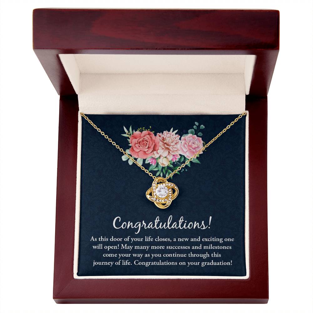 Happy Graduation New Door Open Knot