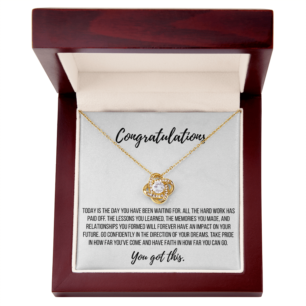 Graduation Gift - Love Knot Necklace