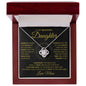Love Knot Necklace - To my Beautiful Daughter - BG