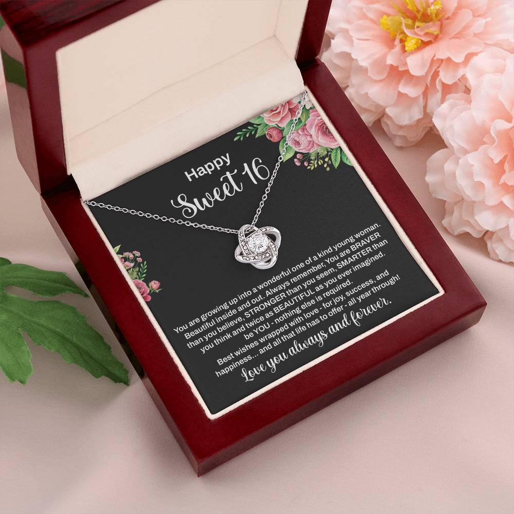 Happy Sweet 16 Be You Love Knot