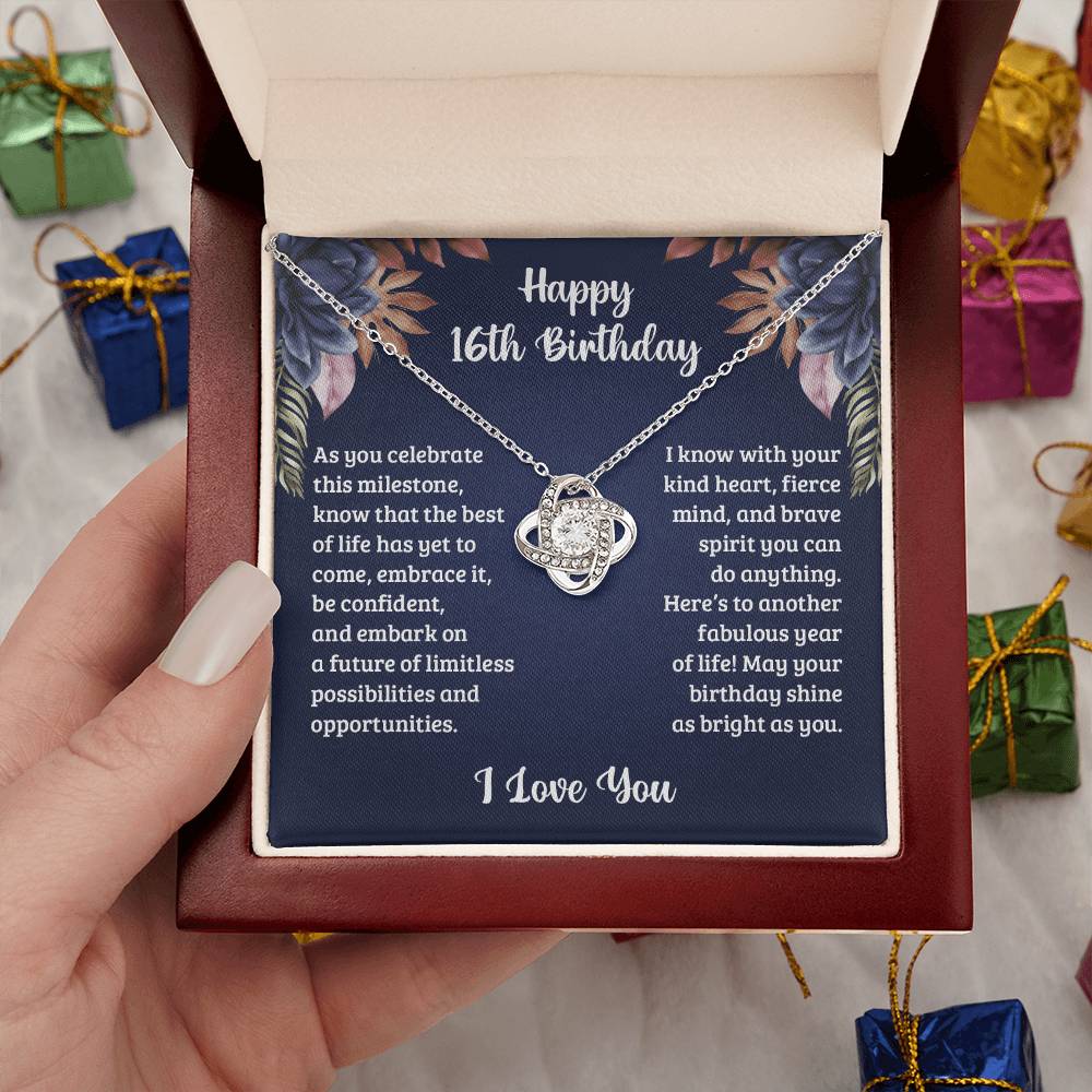 16Th Birthday Best of life Love Knot