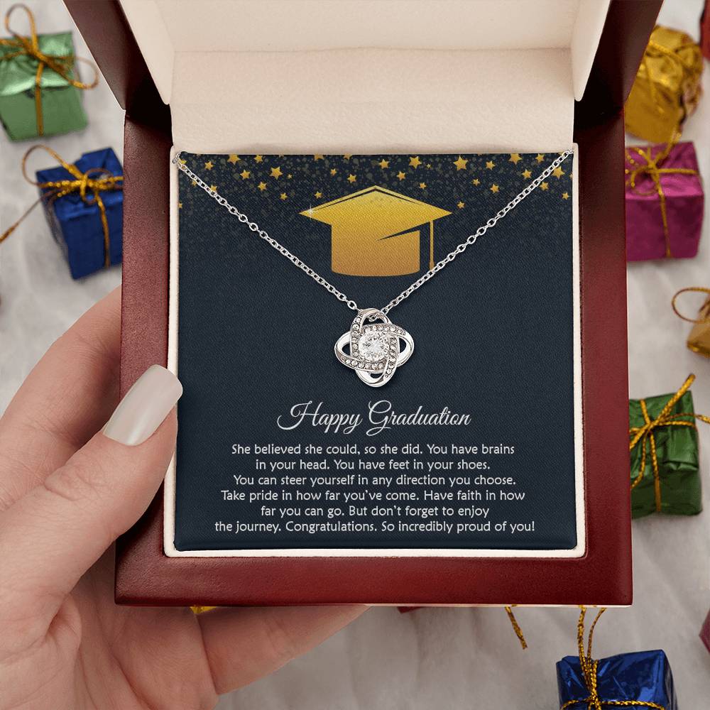 Happy Graduation Belived She Did Knot