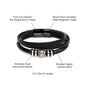 To My Son | Mother & Son Forever Linked Together Bracelet | Christmas Gift