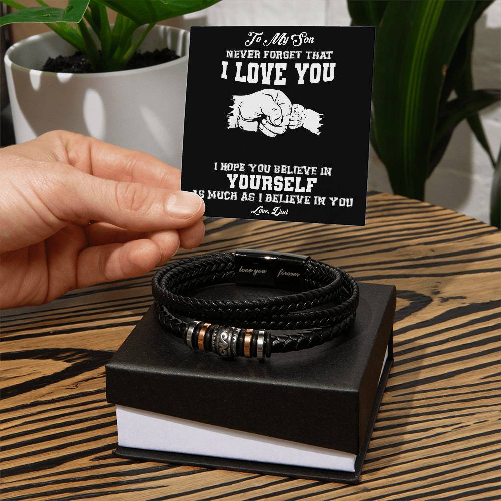 To My Son | Love You Forever Bracelet