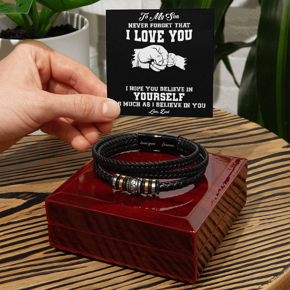 To My Son | Love You Forever Bracelet