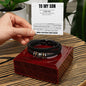 To My Son | Mother & Son Forever Linked Together Bracelet | Christmas Gift