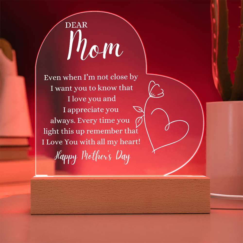 Mother's Day Gift - I Love You With All My Heart