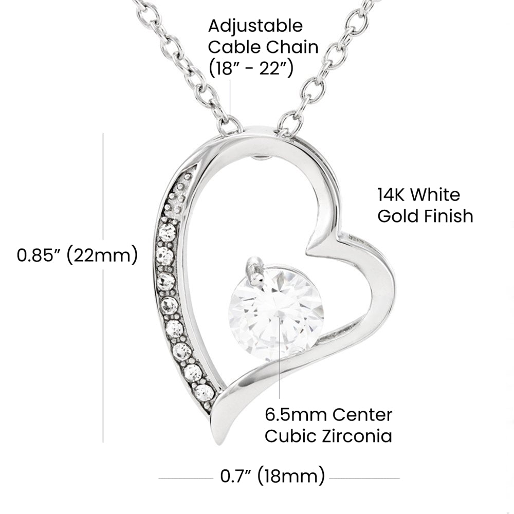To My Daughter | You Are Braver (Forever Love Necklace)