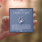 To My Future Mother In Law | I Promise To Love Him (Forever Love Necklace)