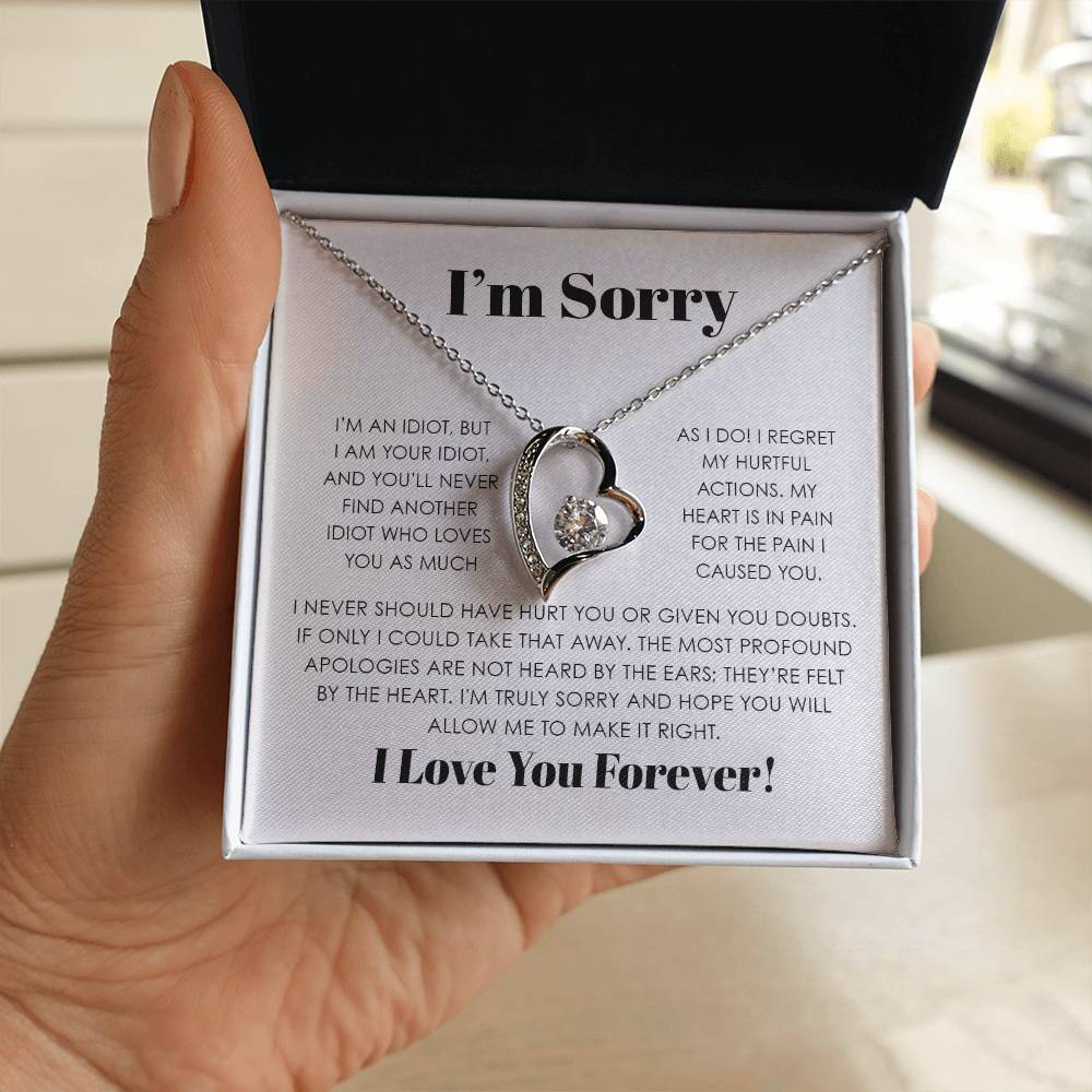 I'M SORRY FOREVER LOVE NECKLACE