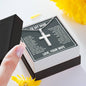 To My Man My Forever Artisan Cross