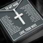 To My Man My Forever Artisan Cross