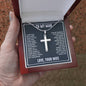 To My Man My Forever Artisan Cross