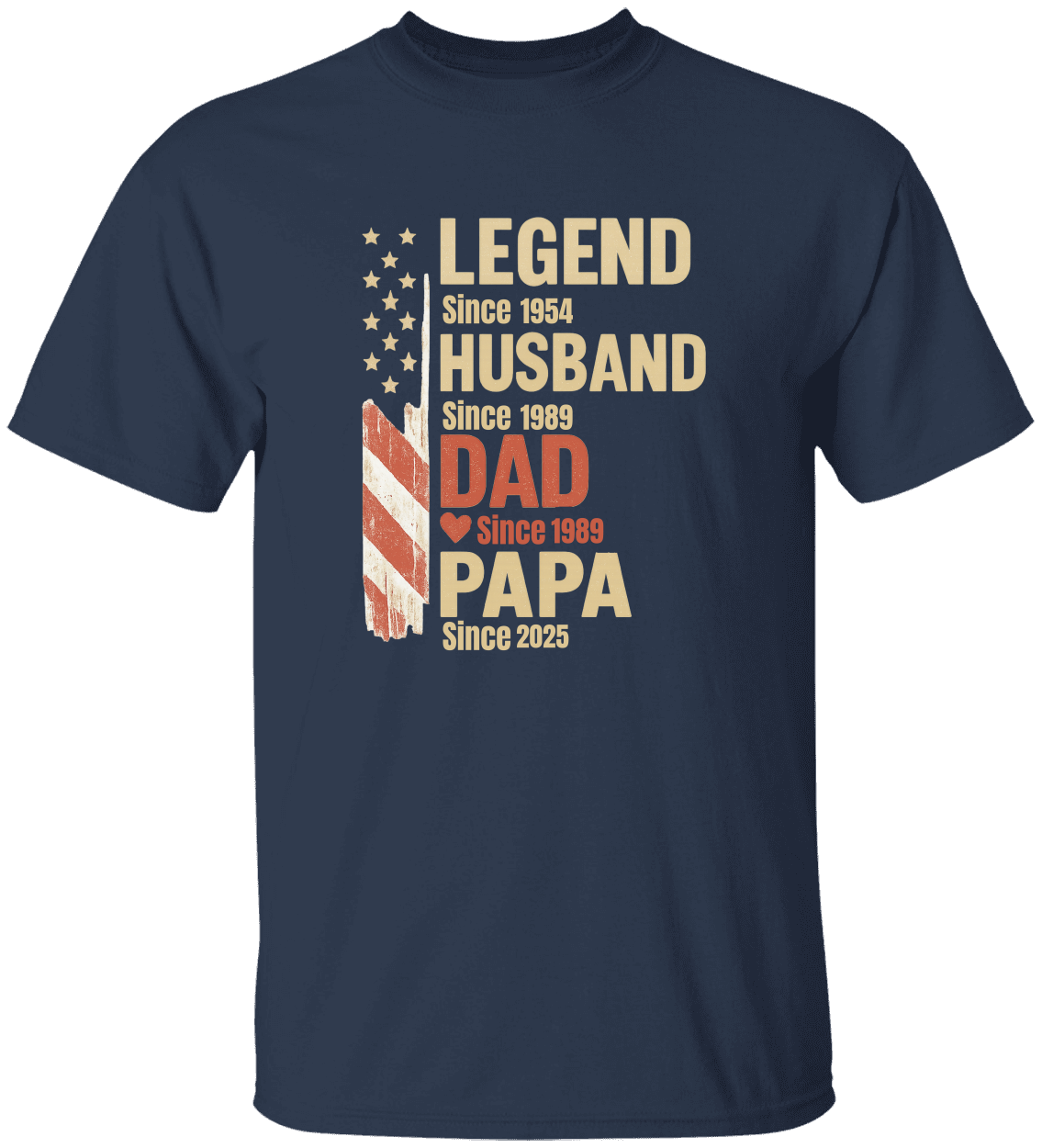 Personalized Legend Husband Dad Papa Since Father's Day Shirt