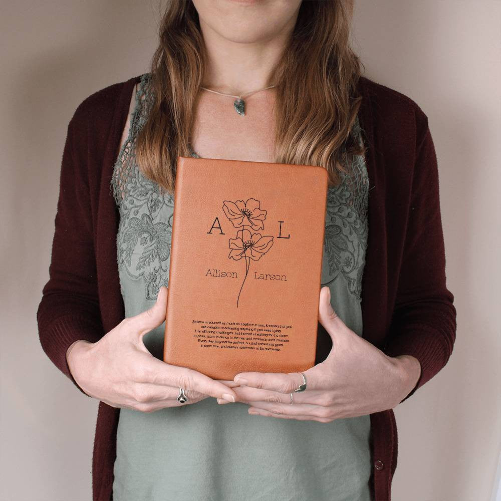 Personalized Leather Journal | Graduation Gift