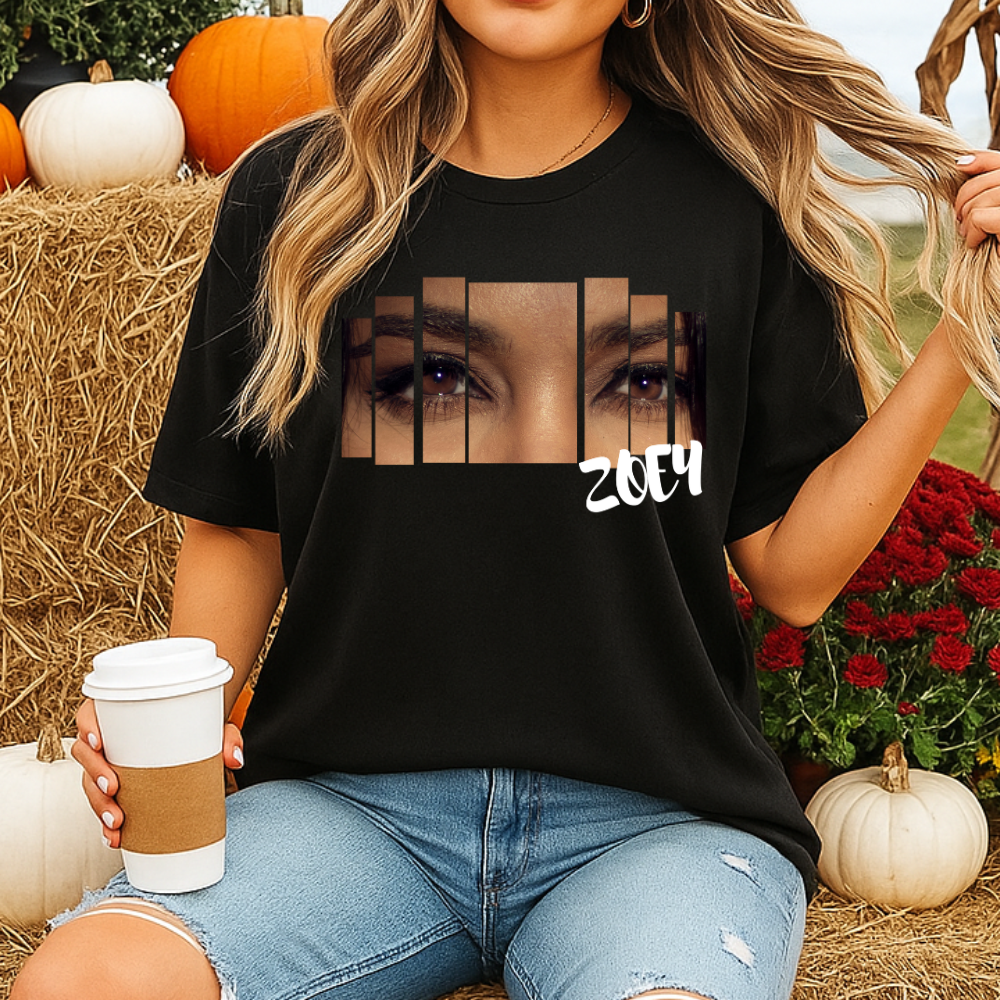 Custom Eyes Shirt, Girlfriend Eyes Tee