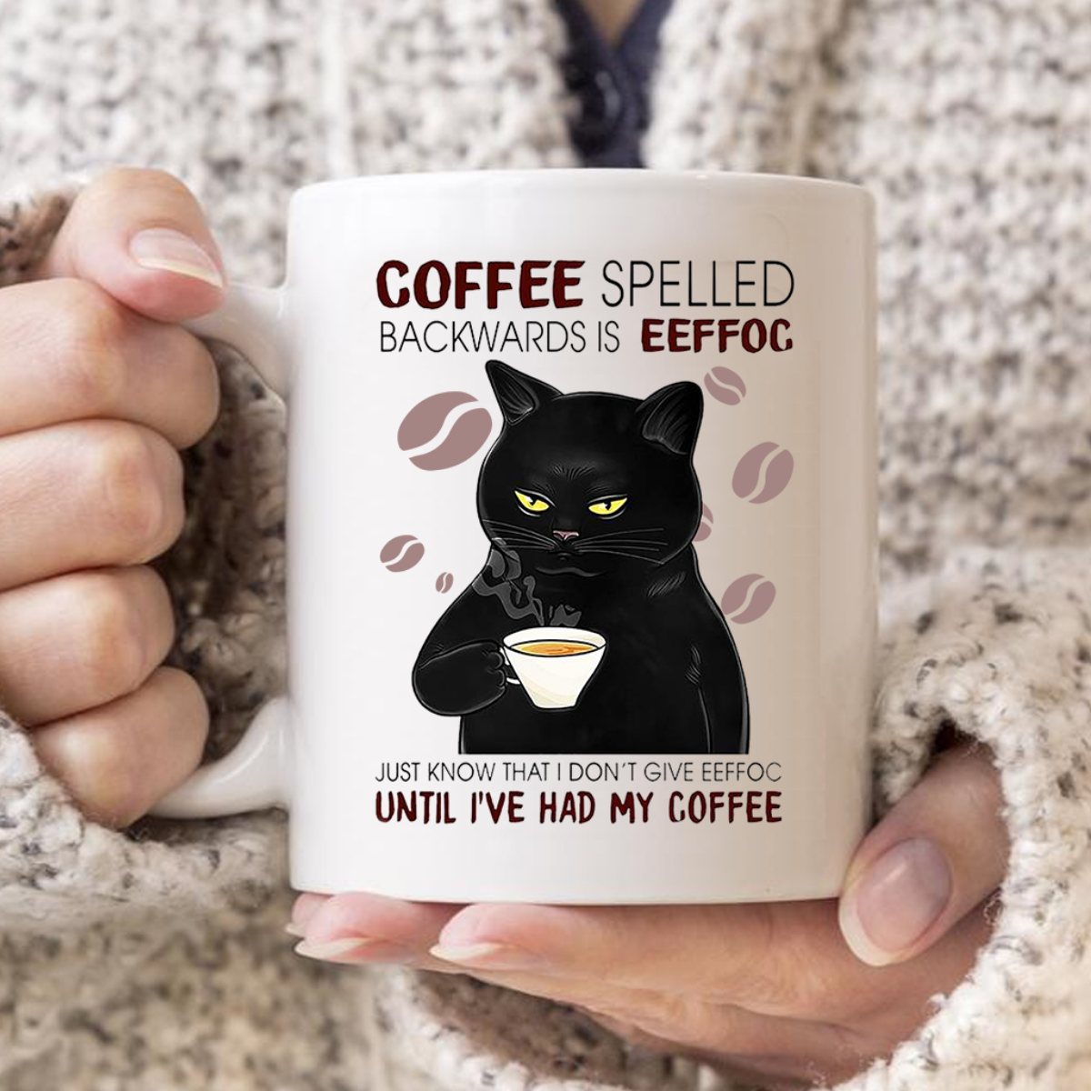 Coffee Spelled Backwards Is Eeffoc Mug – We Want Gifts Too