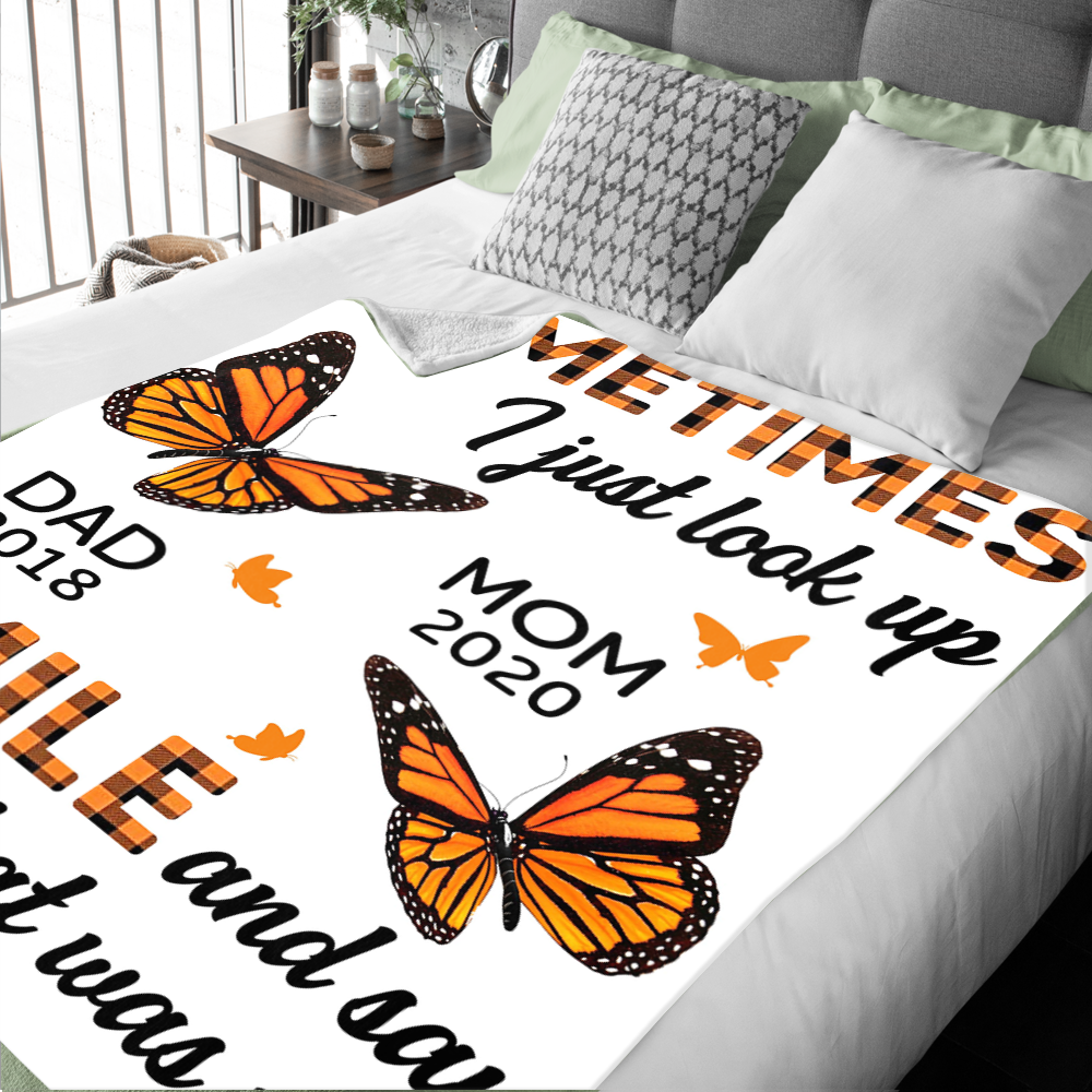 Sometimes I Just Look Up and Smile Blanket