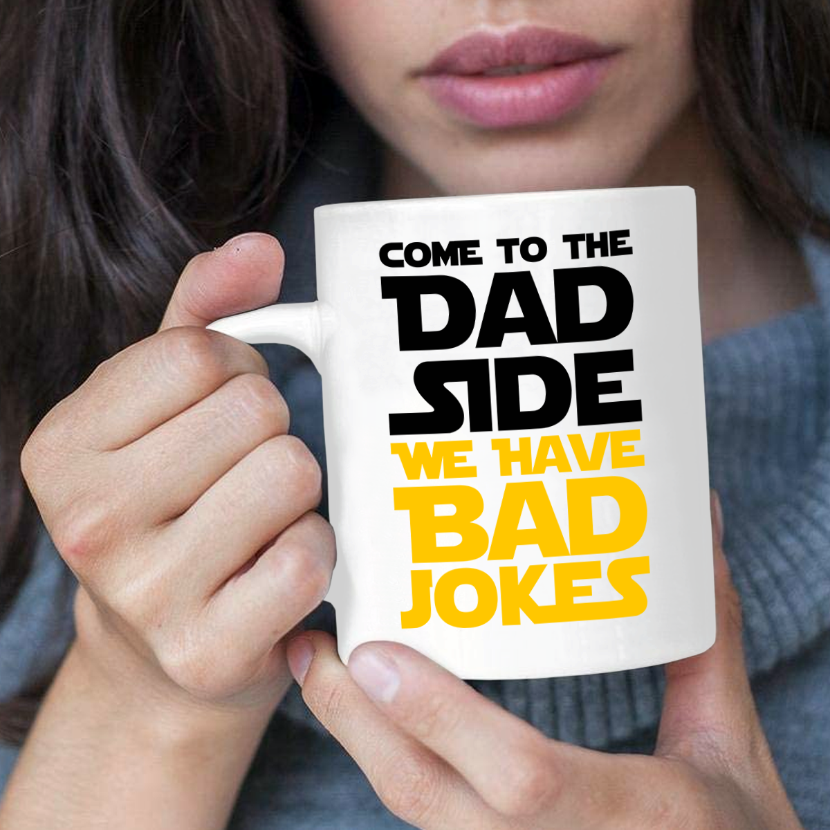 Come To The Dad Side We Have Bad Jokes Mug