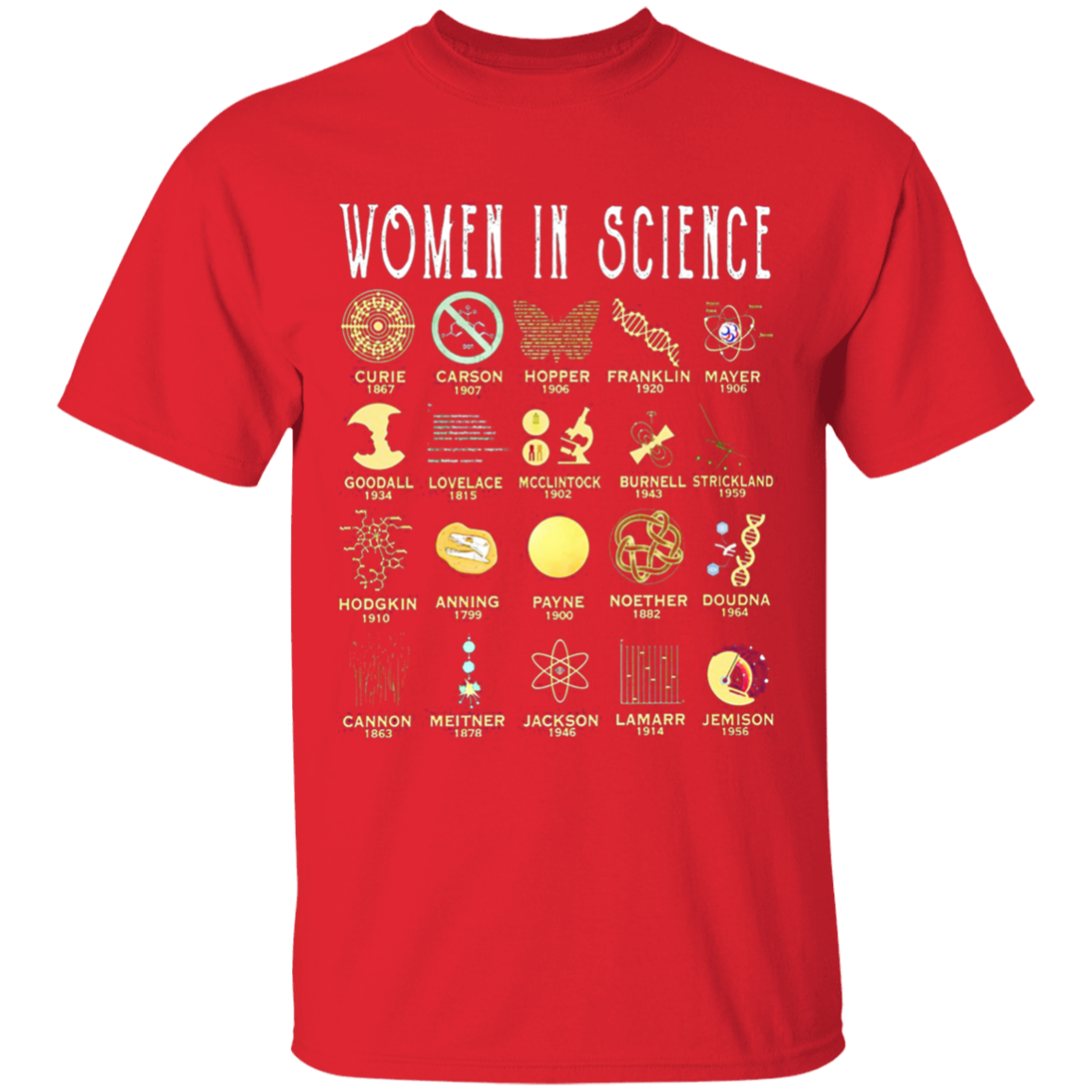 Women in Science Apparel