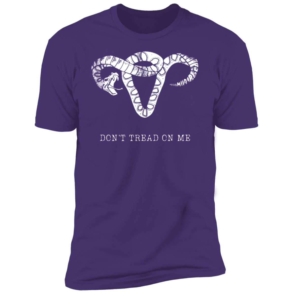 Don't Tread On Me Uterus Unisex T-shirt